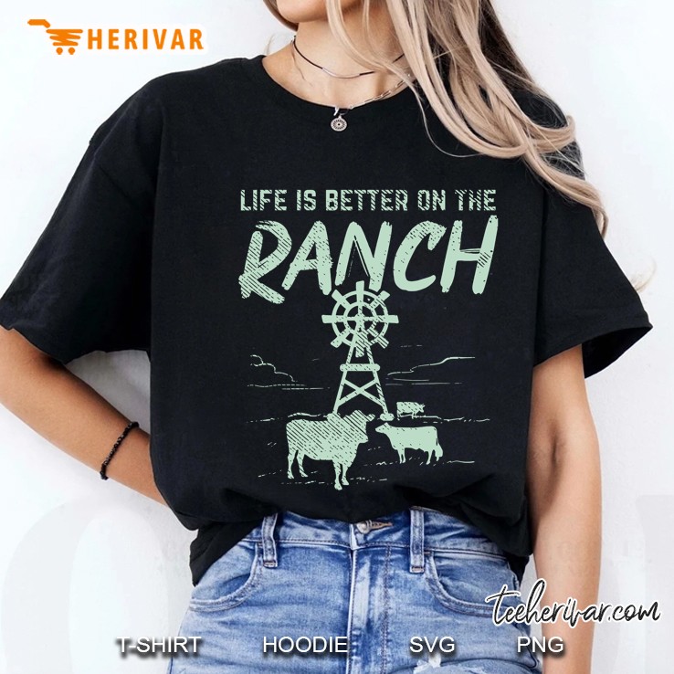 Life Is Better On The Ranch Ladies Tee