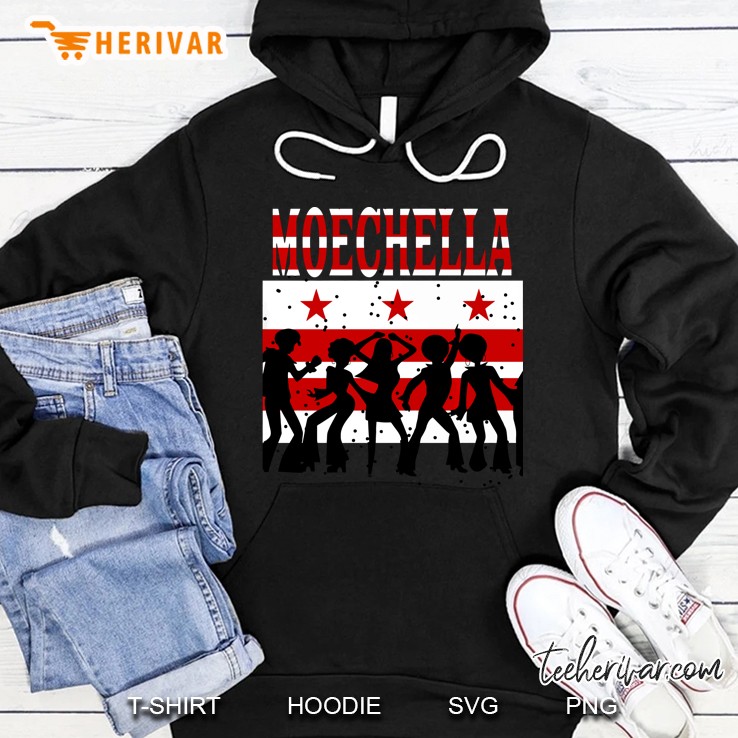 Red2 Moechella Drumset Dc Gogo Festival For Black Live Unity Hoodie
