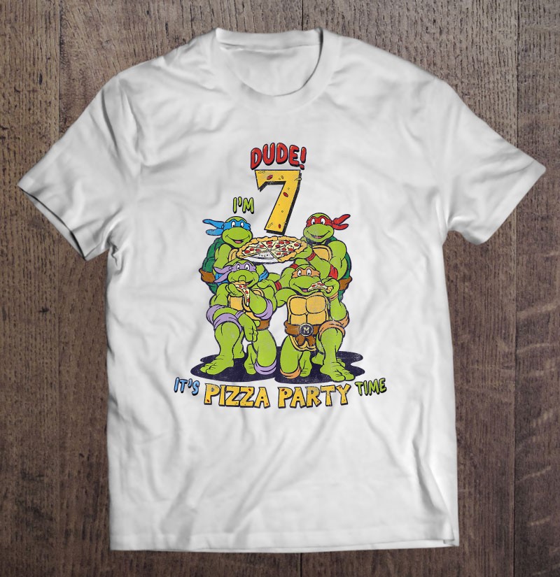 TMNT Vote Pizza Party T-Shirt