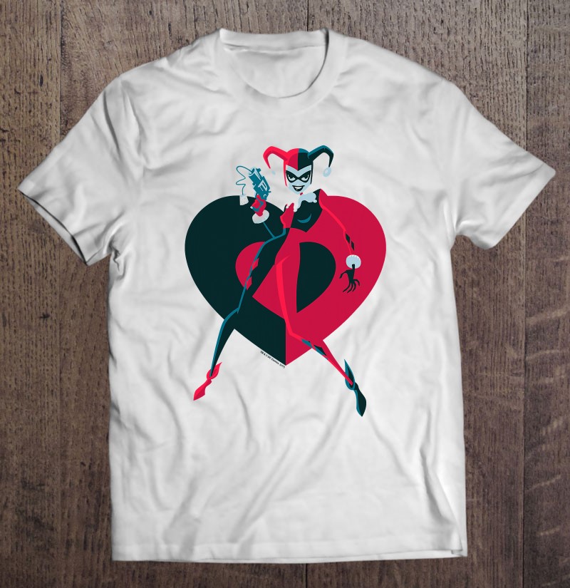 Harley Quinn Heart T-Shirts, Hoodies, SVG & PNG | TeeHerivar