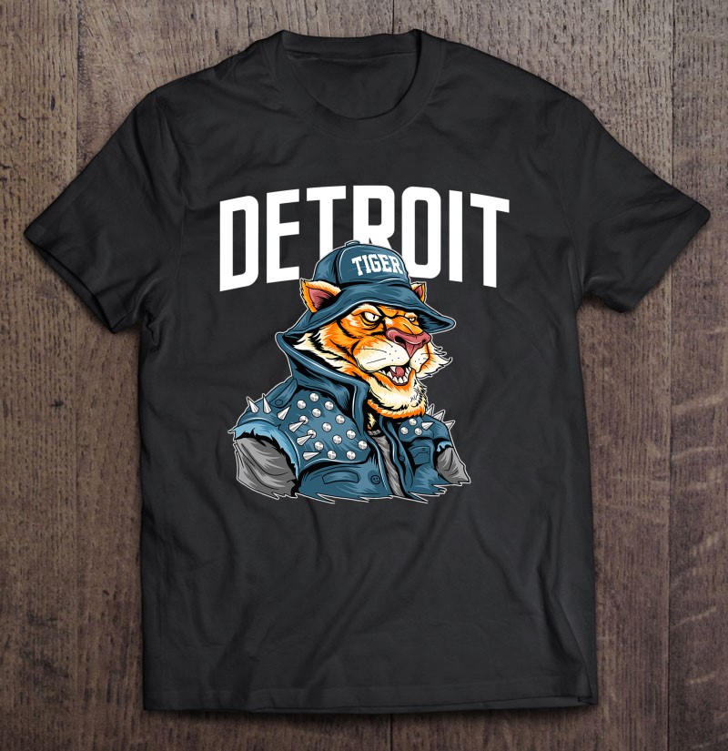 Detroit Tiger Apparel For Men Women, Detroit Rock City Tiger T