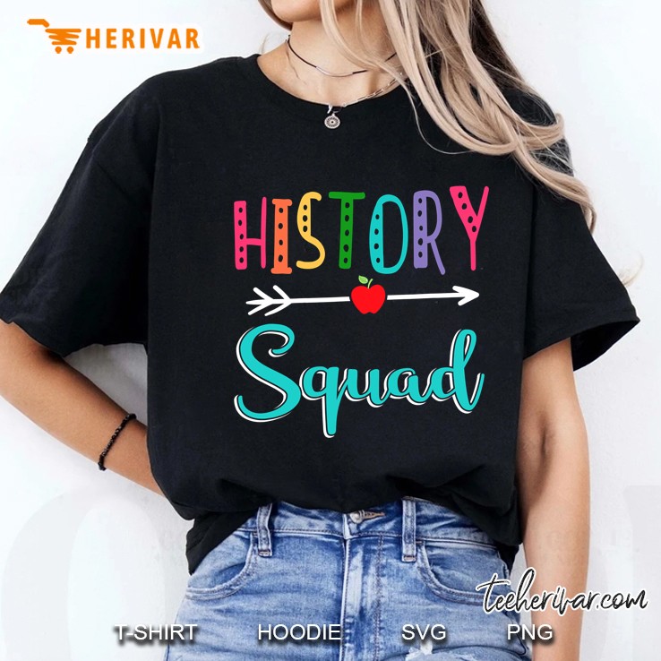 History Squad Teacher Back To School Ladies Tee