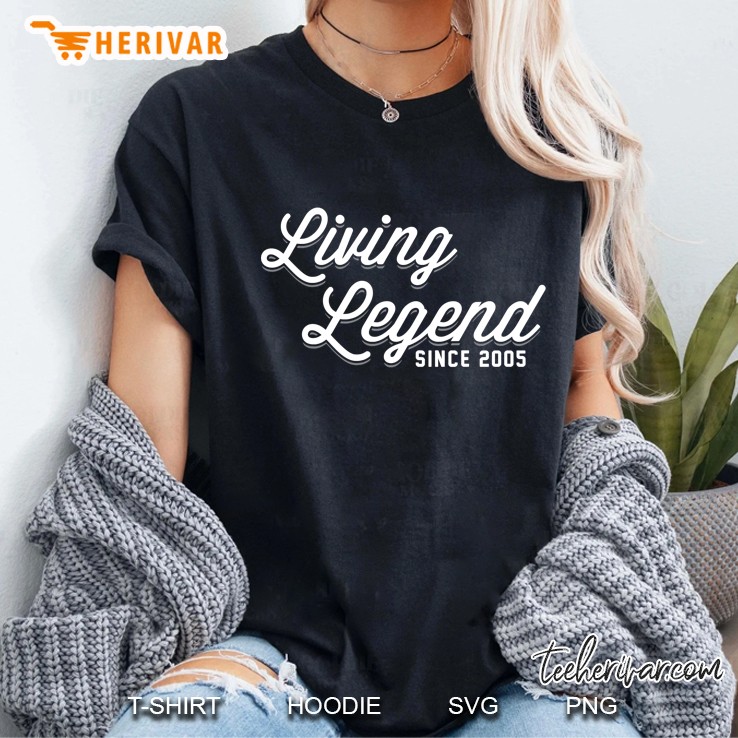 Living Legend Since 2005 Birthday Gif Ladies Tee