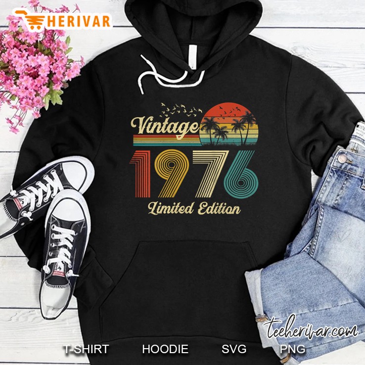 45 Years Old Gifts Vintage Classic 1976 Retro Limited Edition Hoodie