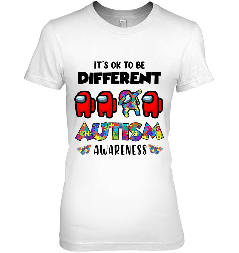 Among Us It's Okay To Be Different Autism Awareness Mugs