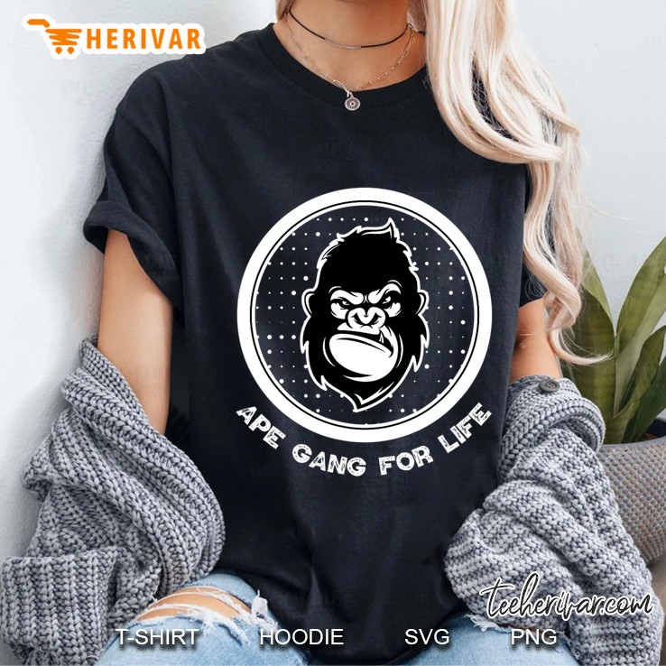 Ape Gang For Life Funny Stock Market Options Trader Apparel Ladies Tee