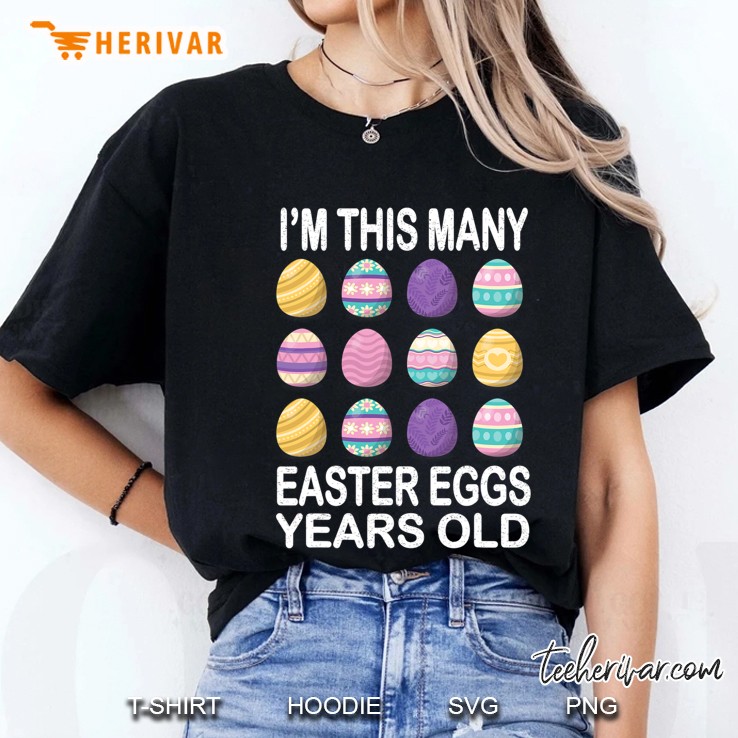 Easter Day 12 Years Old Birthday Boy Eggs Ladies Tee