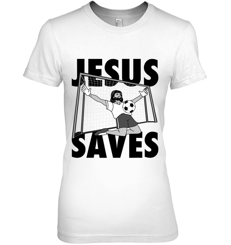 Cool Jesus Saves Funny Faithful Believer Soccer Player Gift Mugs