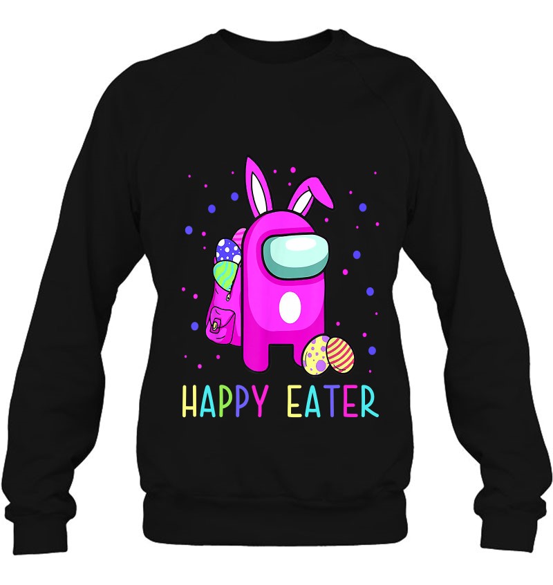 A.Mong Us Bunny H.A.P.P.Y Easter Day Sweatshirt