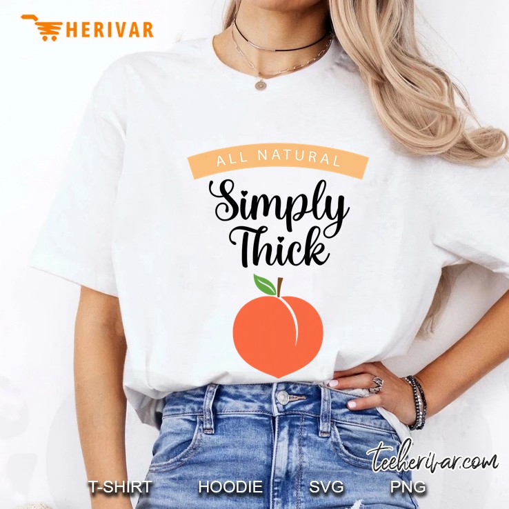 Simply Thick Peach Body Positivity Ladies Tee