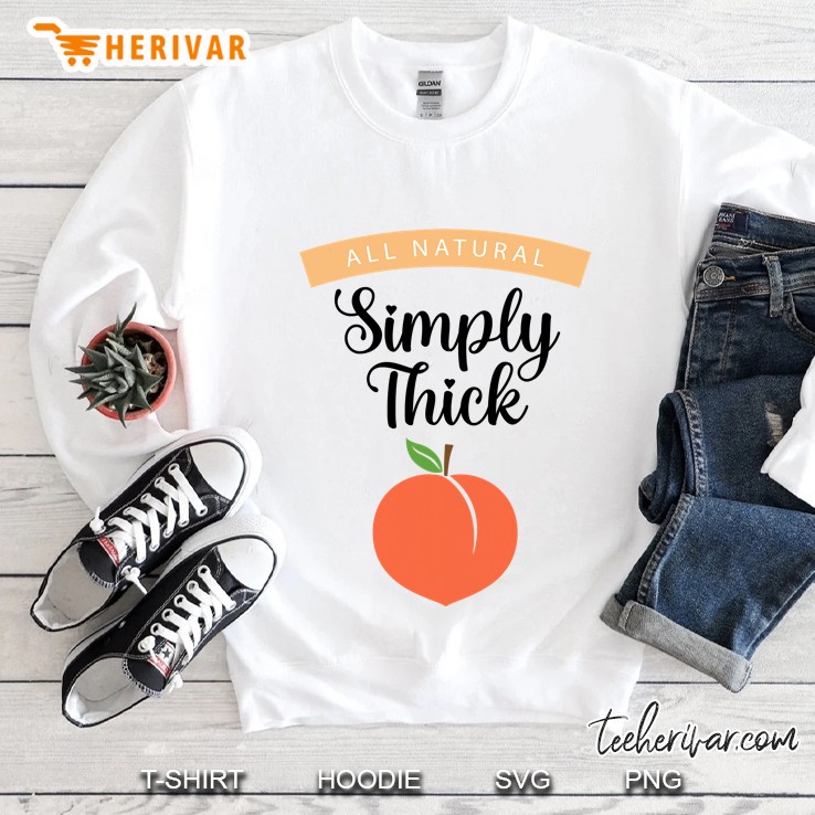 Simply Thick Peach Body Positivity Sweatshirt