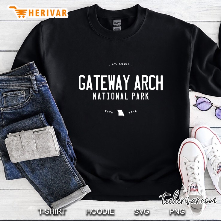 Gateway Arch National Park St. Louis Graphic Sweatshirt