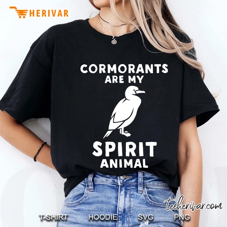 Cormorants Are My Spirit Animal - Funny Cormorant Ladies Tee