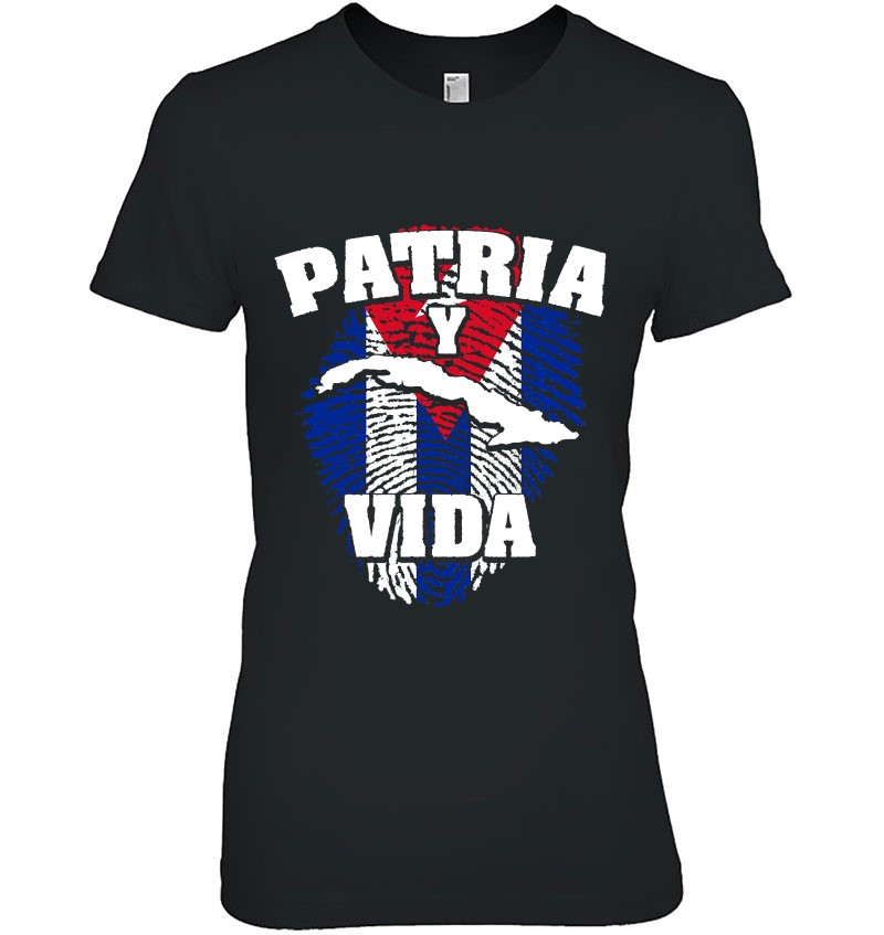Patria Y Vida Cuba Cuban Flag Freedom Movement Se Acabo Camiseta
