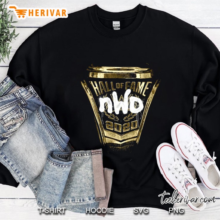 Nwo New World Order Hall Of Fame 2020 WWE Wrestler Wrestling Lover Gold Sweatshirt