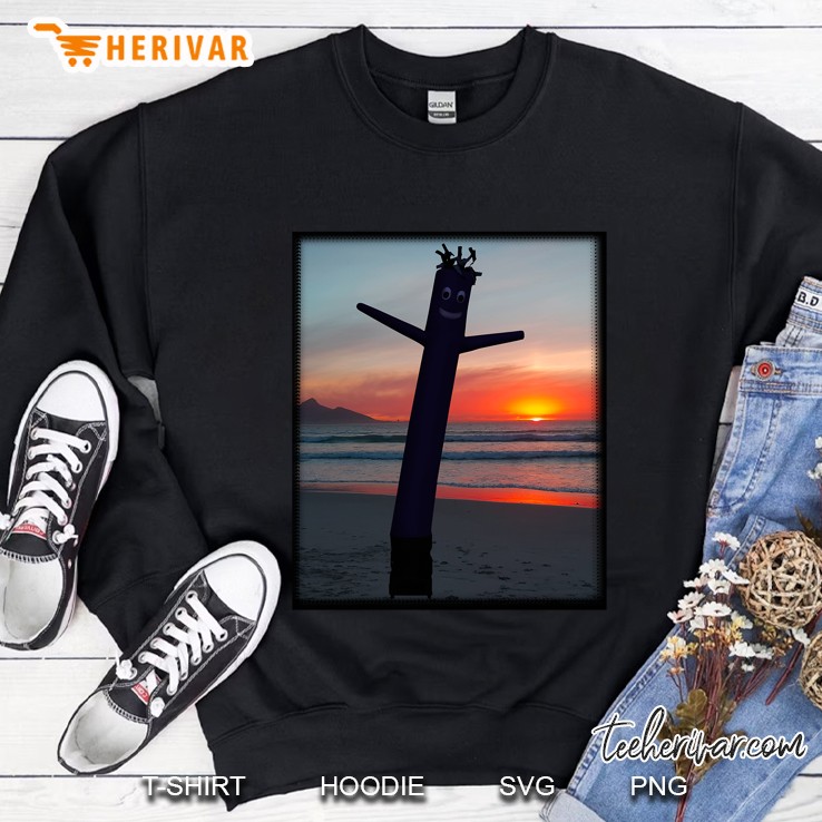 Sunset Wacky Waving Inflatable Tube Man Air Dancer Sweatshirt