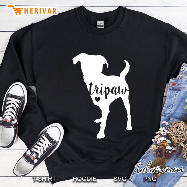 Tripaw Dog, Three Legged Dog, Tripaw Mom, Tripod Dog Sweatshirt
