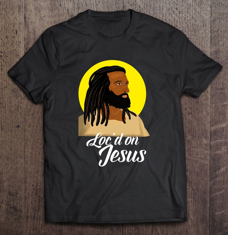 Black Jesus With Locs African American Christian Christmas Shirt