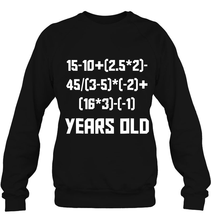 14 Years Old Algebra Equation Funny 14th Birthday Math