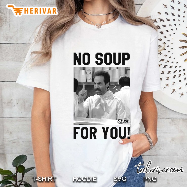 Seinfeld Yev Kassem No Soup For You Ladies Tee