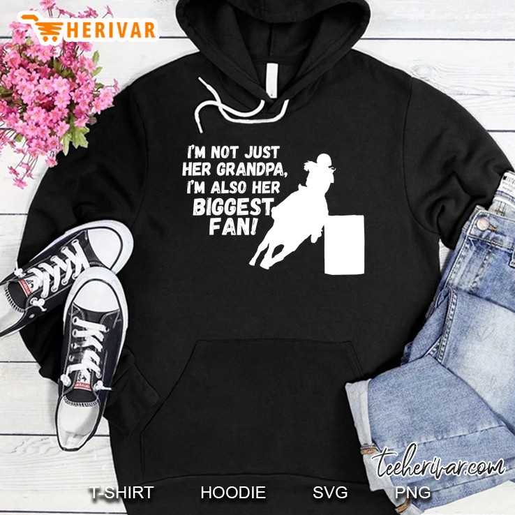Barrel Racing Grandpa Cowgirl Design Horse Riding Racer Hoodie