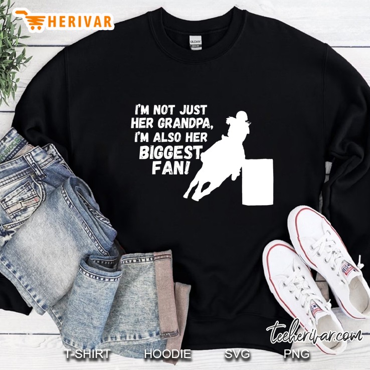 Barrel Racing Grandpa Cowgirl Design Horse Riding Racer Sweatshirt