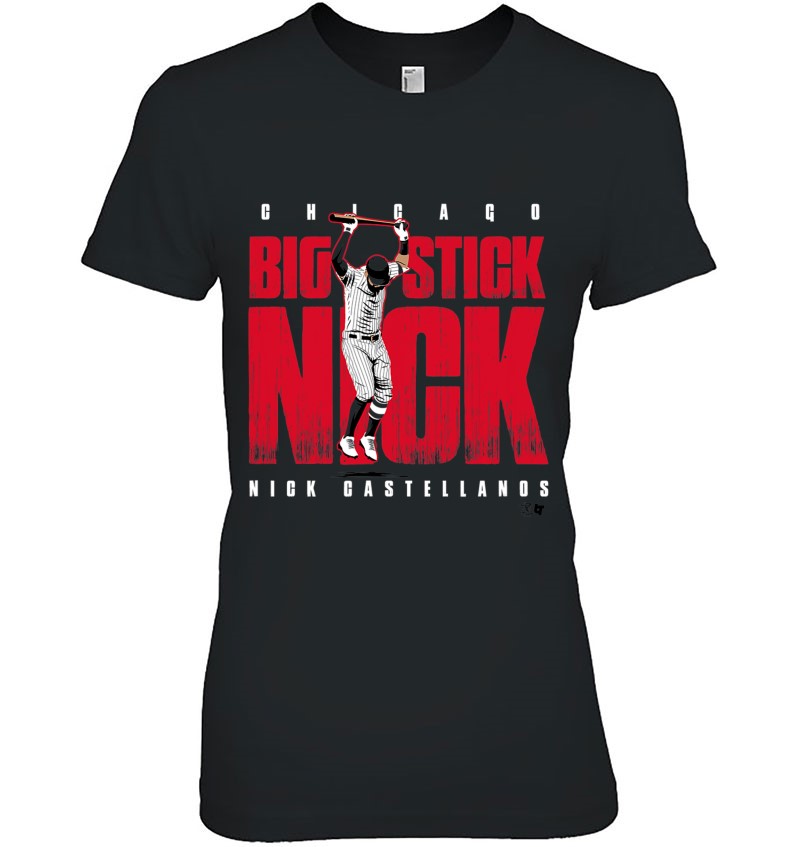 Nick Castellanos Philadelphia Phillies Women's Red Backer Slim Fit T-Shirt 