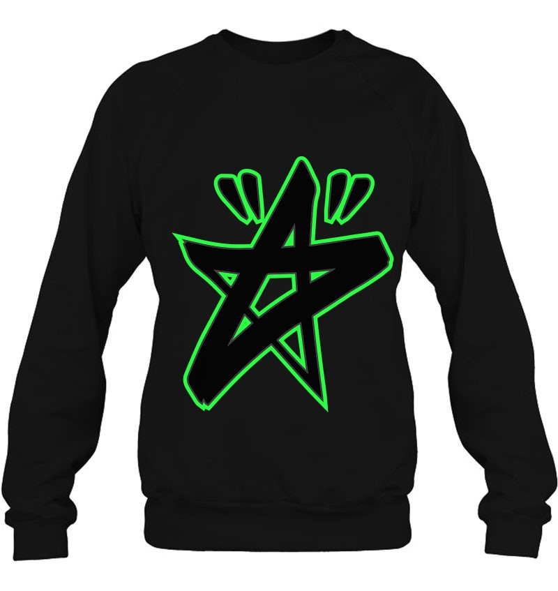 City Stars Skateboards Original Green Logo Sweatshirt