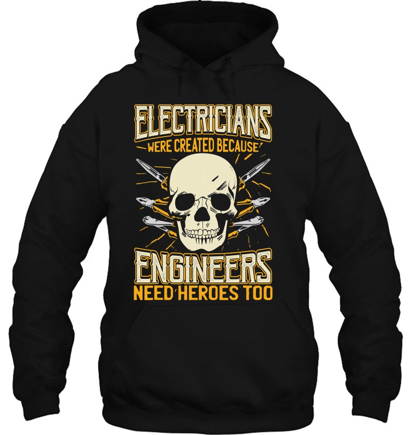 Electricians Were Created Because Engineers Need Heroes Too Skull Electrician Tools Mugs