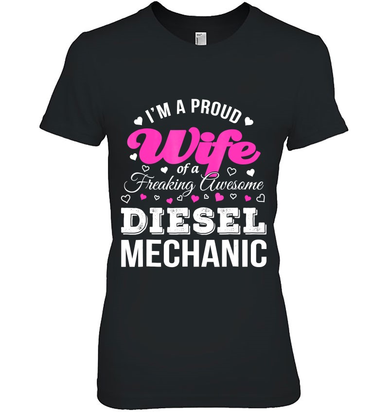 Funny Proud Diesel Mechanic's Wife Gift