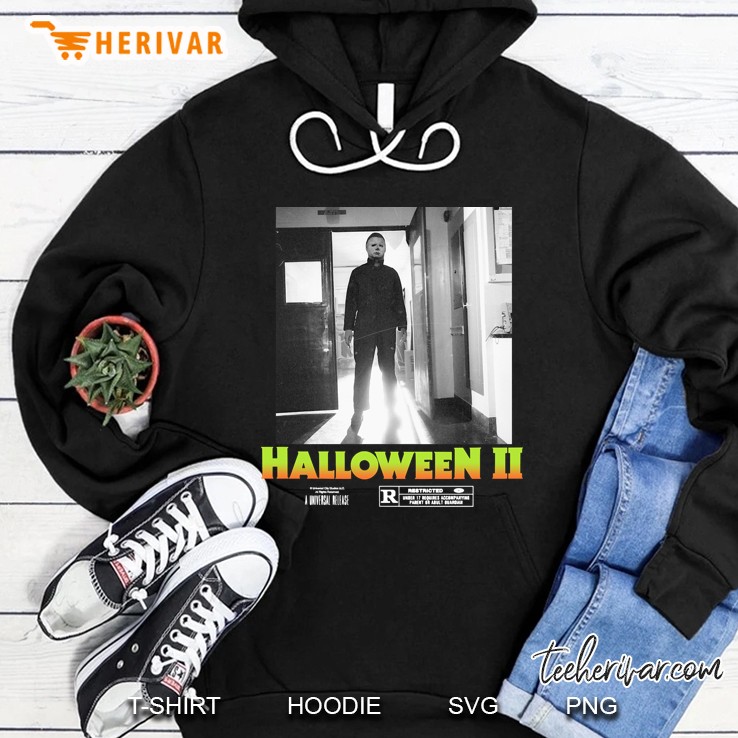 Halloween 2 Michael Myers Doorway Portrait Poster Hoodie