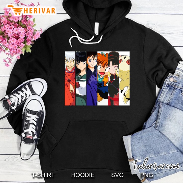 Graphic Inuyashas Anime Manga Arts Distressed For Fans Hoodie