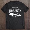 Triple Blessed Grammy Bear For Grandma Three Grandkids Tee