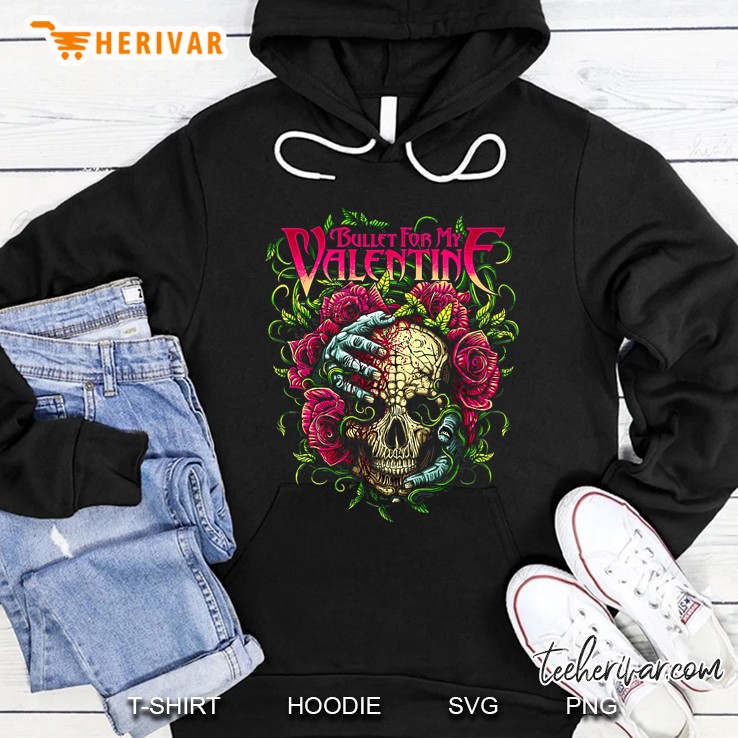 Bullet For My Valentine Skull Red Eyes Hoodie