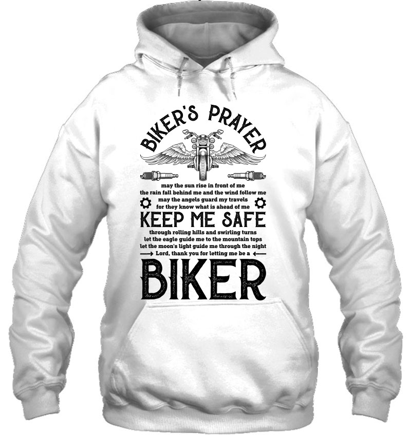 Biker's Prayer Vintage Motorcycle Biker Biking Motorcycling T-Shirts ...