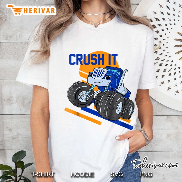 Kids Blaze And The Monster Machines Crush It Ladies Tee