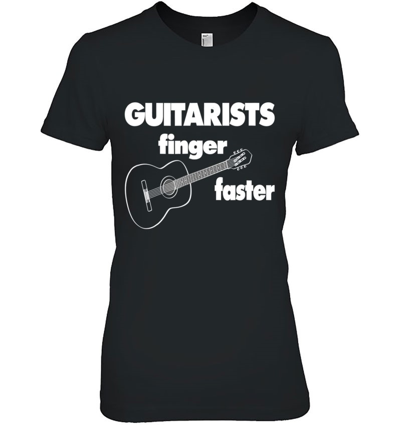 tee Guitarists Finger Faster Guitar Player Funny Unisex Sweatshirt