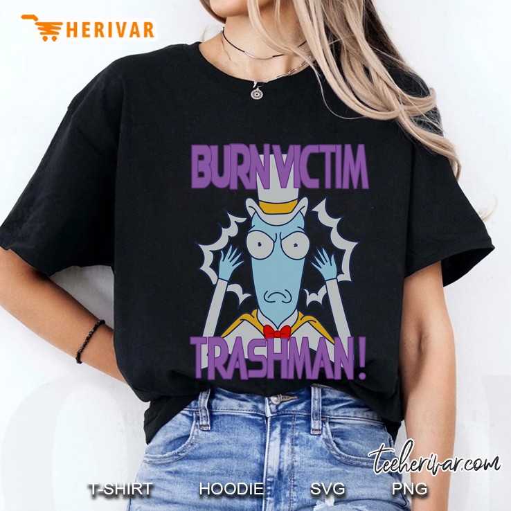 Solar Opposites Korvo Burn Victim Trashman Ladies Tee