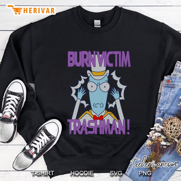 Solar Opposites Korvo Burn Victim Trashman Sweatshirt
