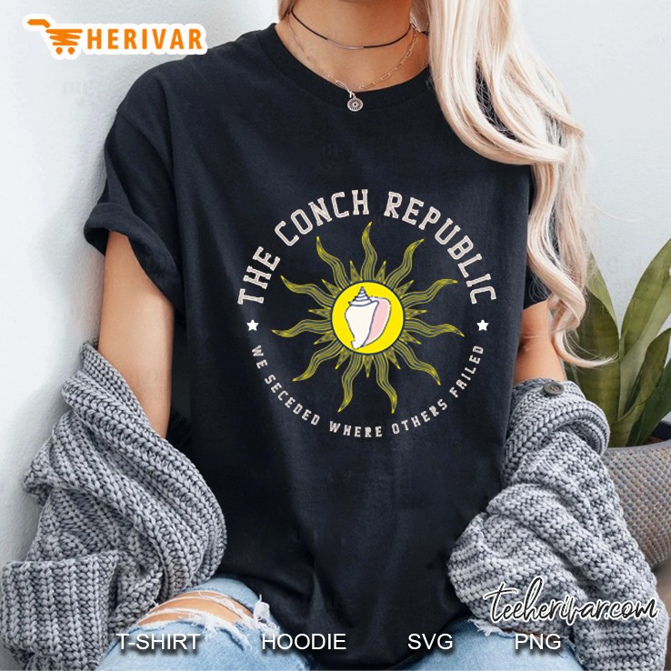 Funny Key West Conch Republic Florida Flag Secession Ladies Tee