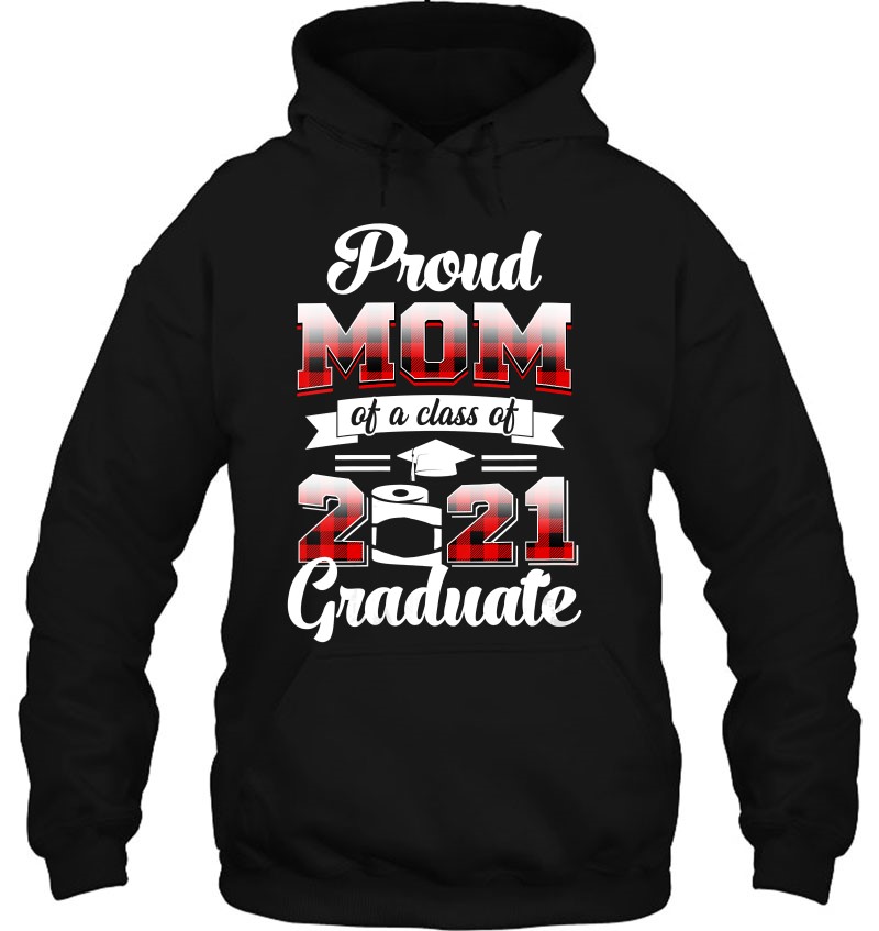 Proud Mom Of A 2021 Graduate Shirt Red Plaid Mugs