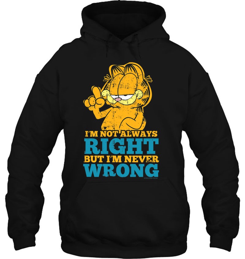 Garfield Never Wrong Mugs