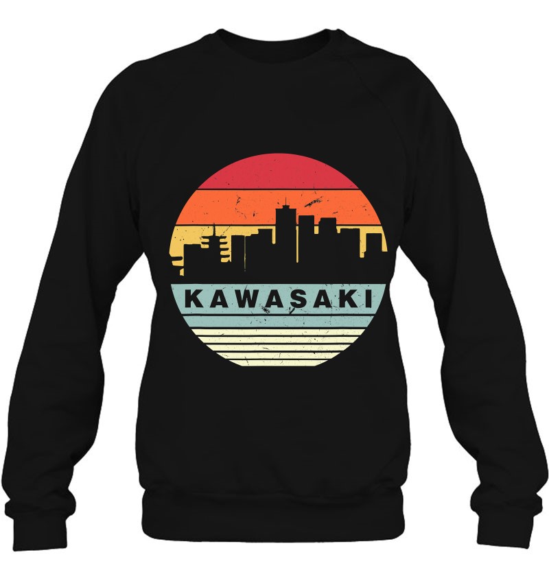 Vintage Kawasaki Skyline Silhouette Sweatshirt