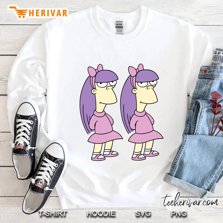 The Simpsons Sherri And Terri Twins Sweatshirt