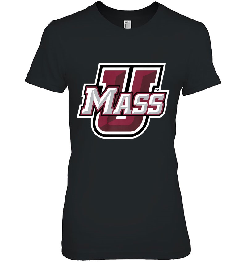 NCAA UMass Minutemen RYLMAS06 Womens Crop T-Shirt 