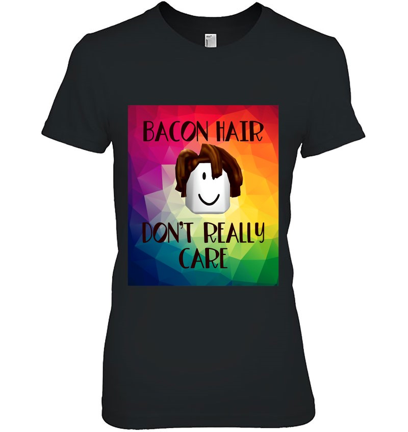 Colorful Bacon Hair Oof Head Design For Boy Video Gamers - roblox t shirt bacon hair