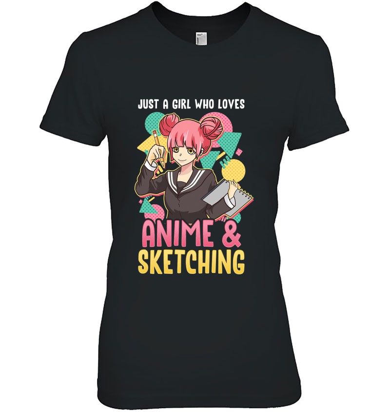 Anime Shirts For Women Girls Anime Girl Anime And Sketching