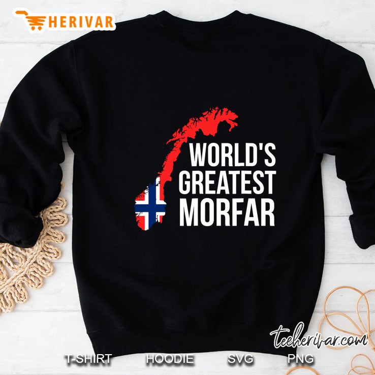 Norwegian Grandfather - Novelty Morfar Norway Flag Sweatshirt