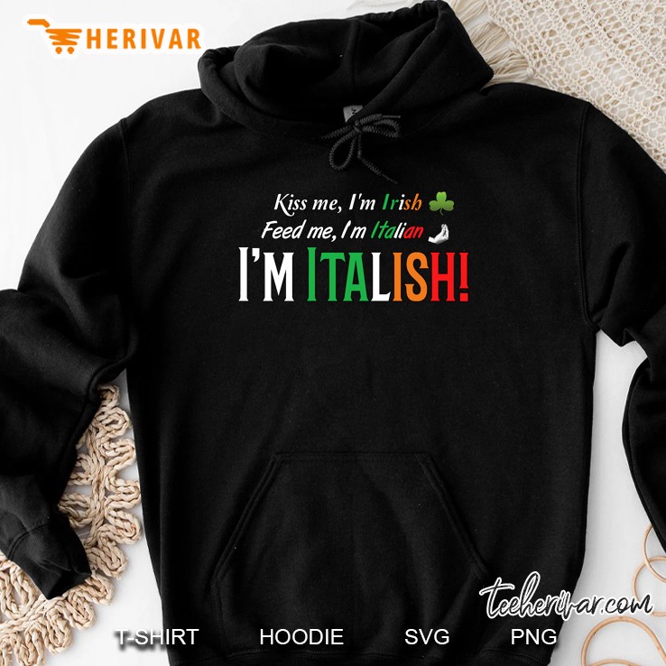 Italish Italian Irish Mixed Heritage American Pride Hoodie