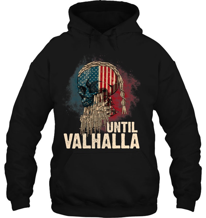 Until Valhalla Viking Us Flag Vintage Shirt-Til Valhalla Mugs